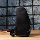 Чоловіча сумка через плече з натуральної шкіри Vintage 23018 Чорний, фото 10