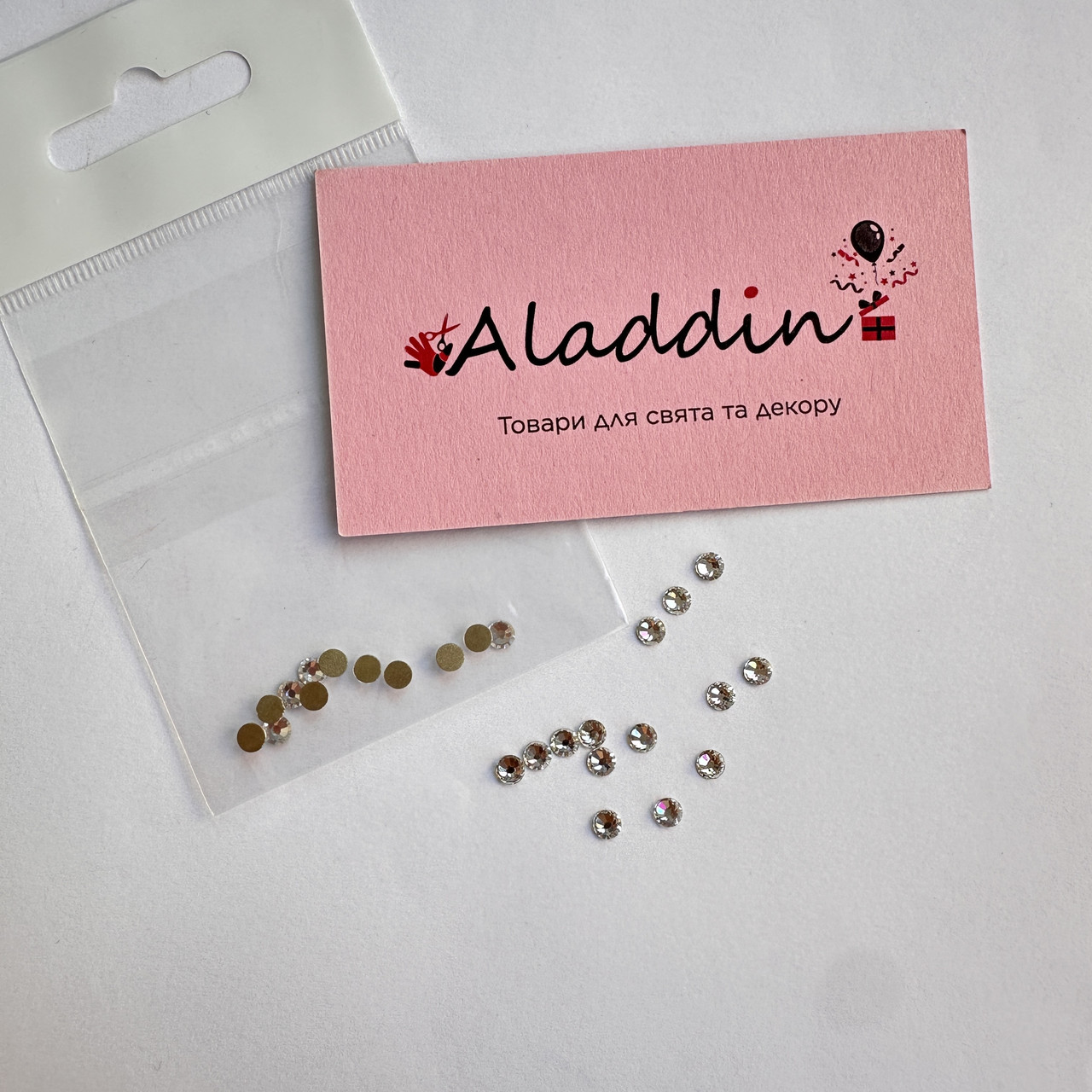 Стрази круглі срібні 4 мм, 15 шт, фото 1