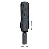 Парасолька Xiaomi Umbrella 12 Bone Black, фото 2
