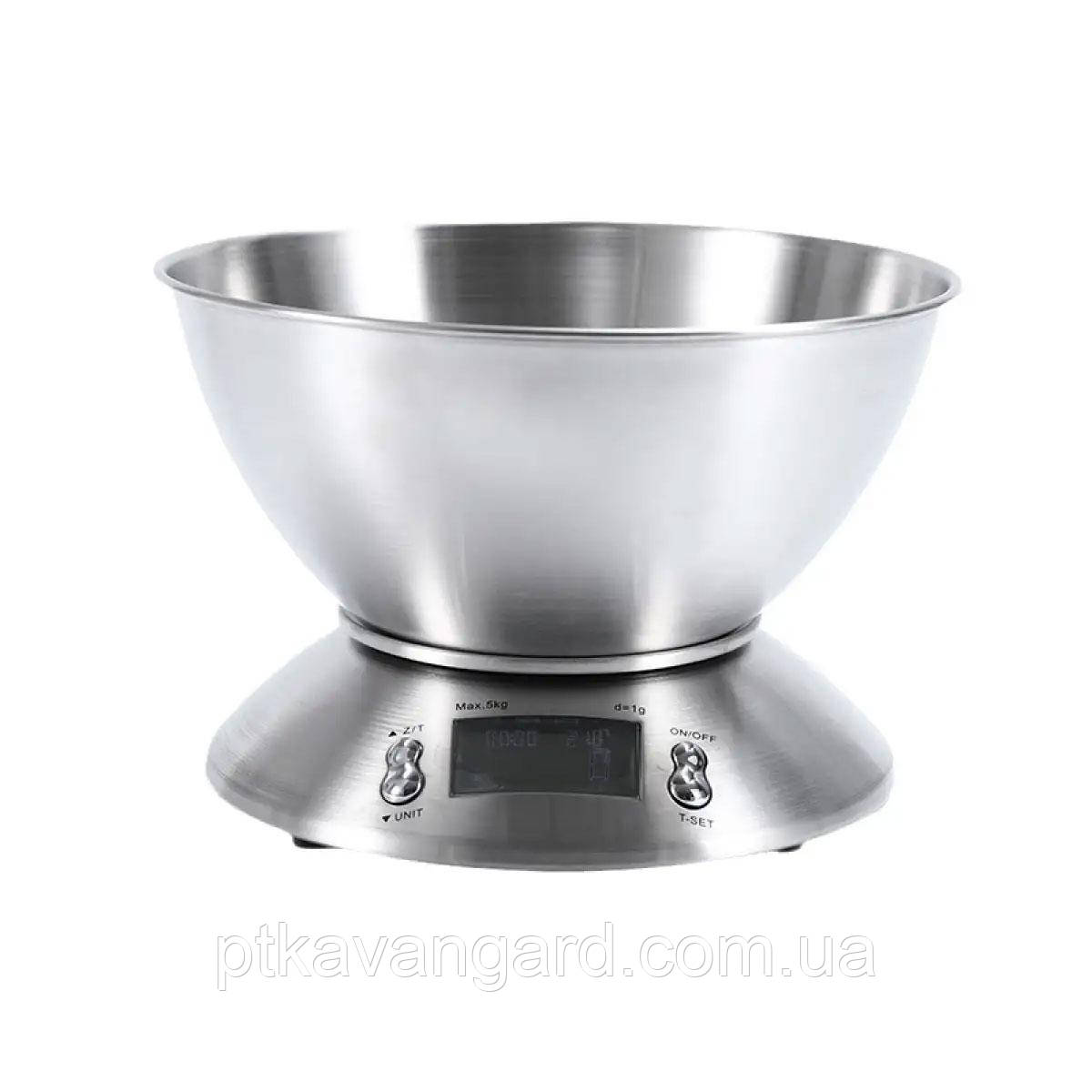 Ваги кухонні Sokany SK1204 електронні 5 кг з чашею SK1204, фото 1