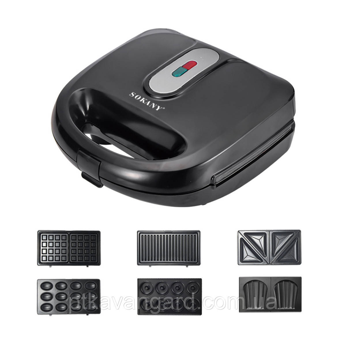 Мультипекар Sokany SK-908 6 в 1 750 Вт, фото 1