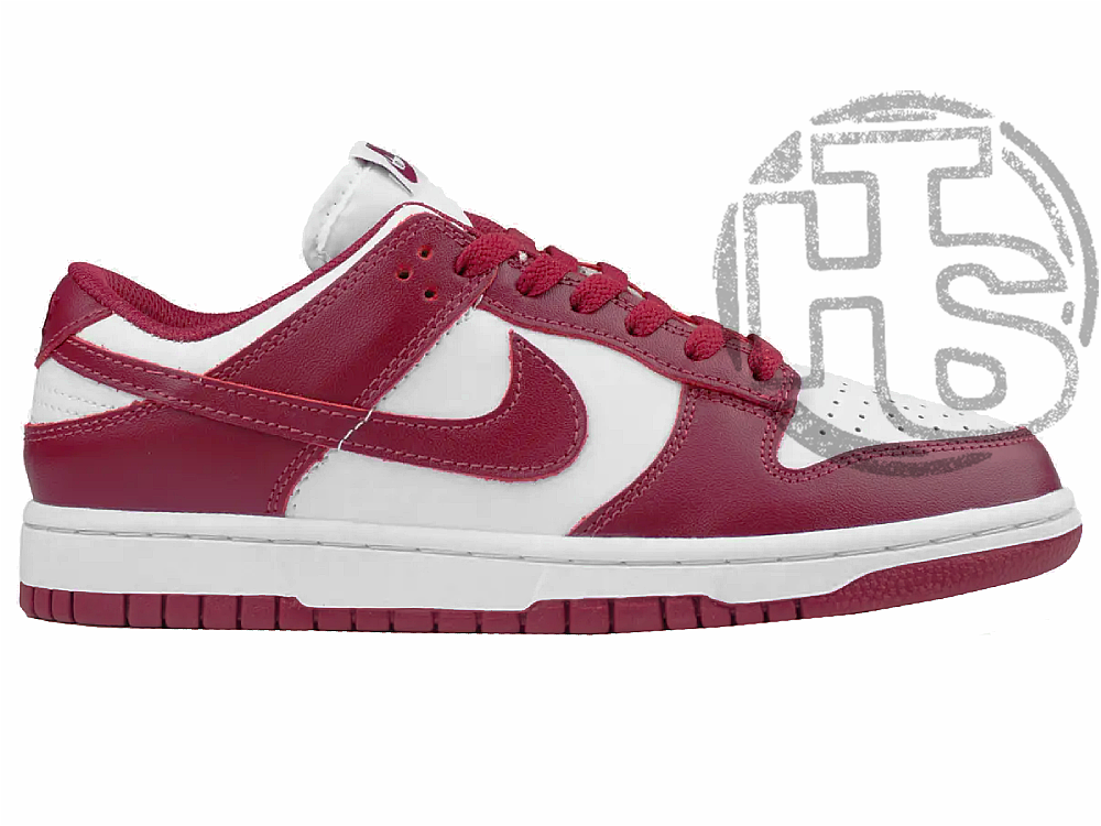 Чоловічі кросівки Найк Nike Dunk Low Team Red Bordo White DD1391-601