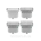 Акумуляторна машинка для стрижки + 4 насадки, з USB, VGR V900, Чорний / Чоловічий тример для стрижки волосся, фото 4