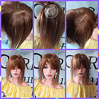 Слов'янська накладка на макушку на заколках 30 см русяві