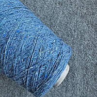 Мериносовий твід Northpole Filpucci джинсовий, 635 грамів