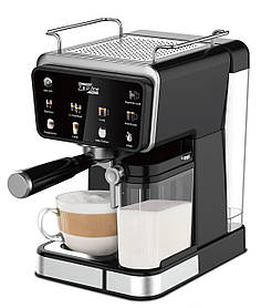 Кавомашина Zepline ZP-6803 3000Вт з функцією гарячого та холодного еспресо, 20 бар, сенсорне керування