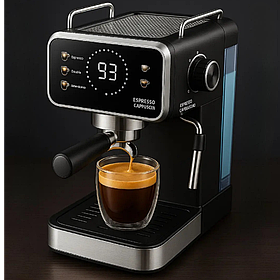 Кавомашина Zepline ZP-6802 ріжкова 3000 Вт 20 бар з капучинатором та функцією холодного еспресо