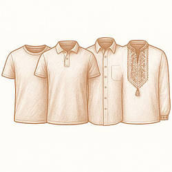 Футболки, поло, сорочки, вишиванки