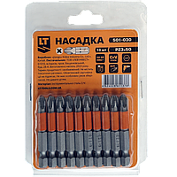 Біти PZ3*50 мм, (10 шт.), CrV, "LT"