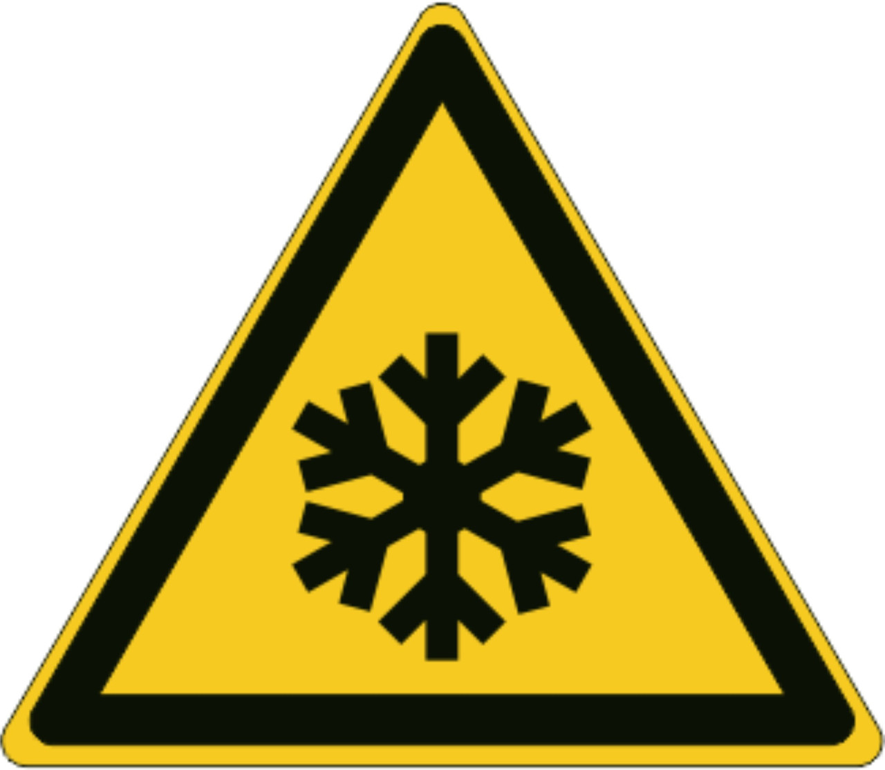 Знак табличка низька температура/умови замерзання, фото 1