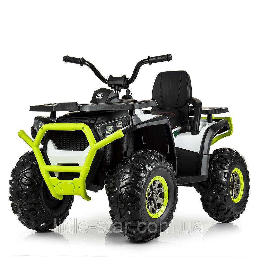 Дитячий електро квадроцикл для підлітків Bambi M 4081 EBLR-2-6, чорно-жовтий