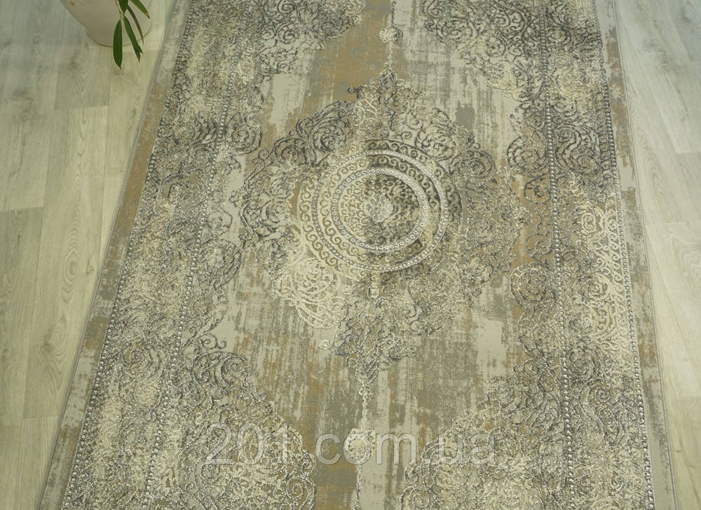 Доріжка Levado 03710D l.grey/beige - ширина 0,8 і 1 і 1,2 і 1,5 і 2 і 2,5 метри, фото 1