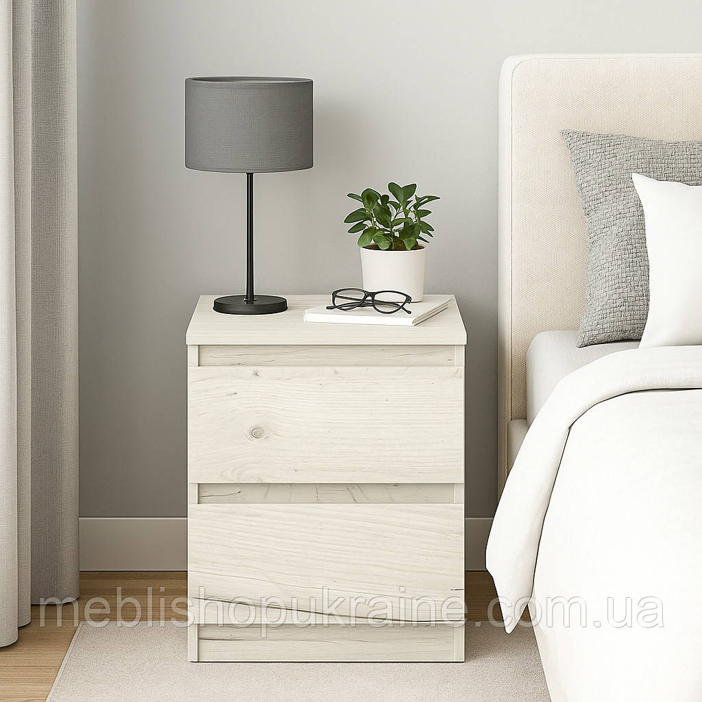 Тумба приліжкова на 2 шухлядами, фото 1