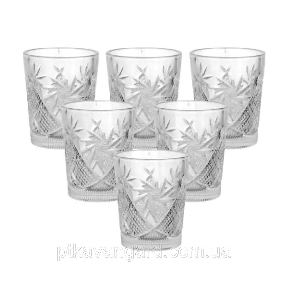 Набір стопок 6 штук 50 мл скляні HP-19-133, фото 1