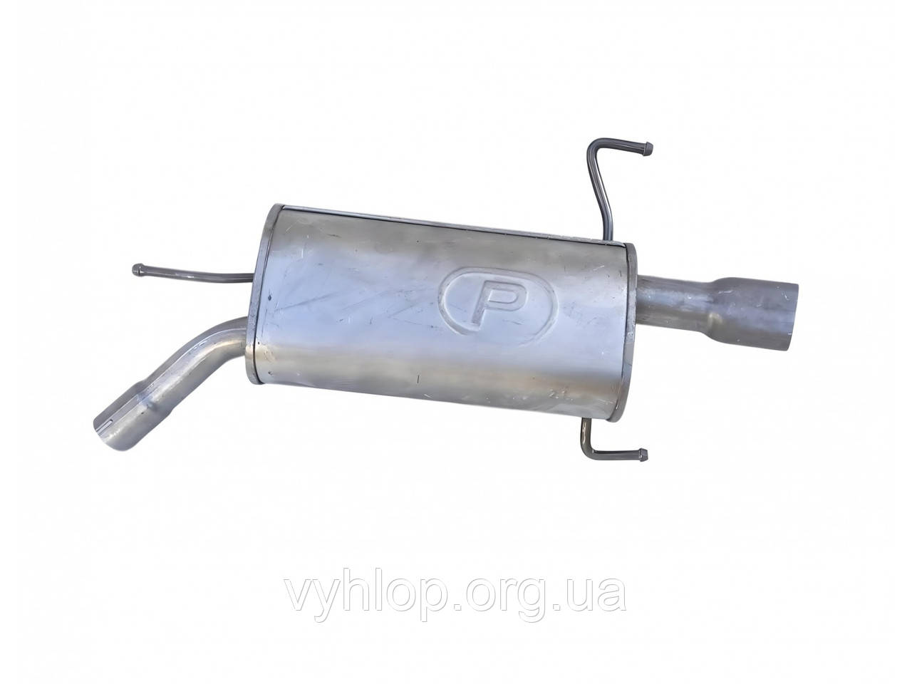 Глушник Опель Корса С (Opel Corsa З) 1.8; Опель Тигра (Opel Tigra) 1.8 (17.266) Polmostrow алюминизированный