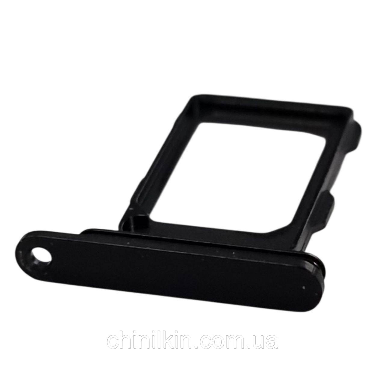 SIM лоток для iPhone 16 Pro Max Black, фото 1