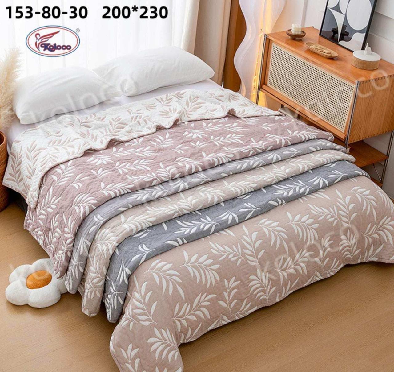 Муслинове покривало з бавовни Євро 200х230 Вибір кольорів, фото 1