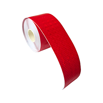 Світловідбивна плівка стрічка, що самоклеїться 5см х 3м, червоний. Велосипеди, авто, габарити, візки, коляски, самокати