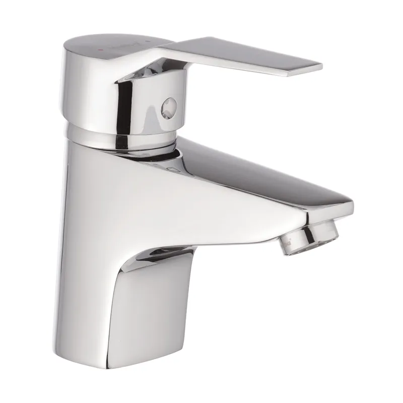 Змішувач для умивальника Haiba ZEON 001 (HB0406) з гнучким підключенням та хромованим покриттям (HB0406)