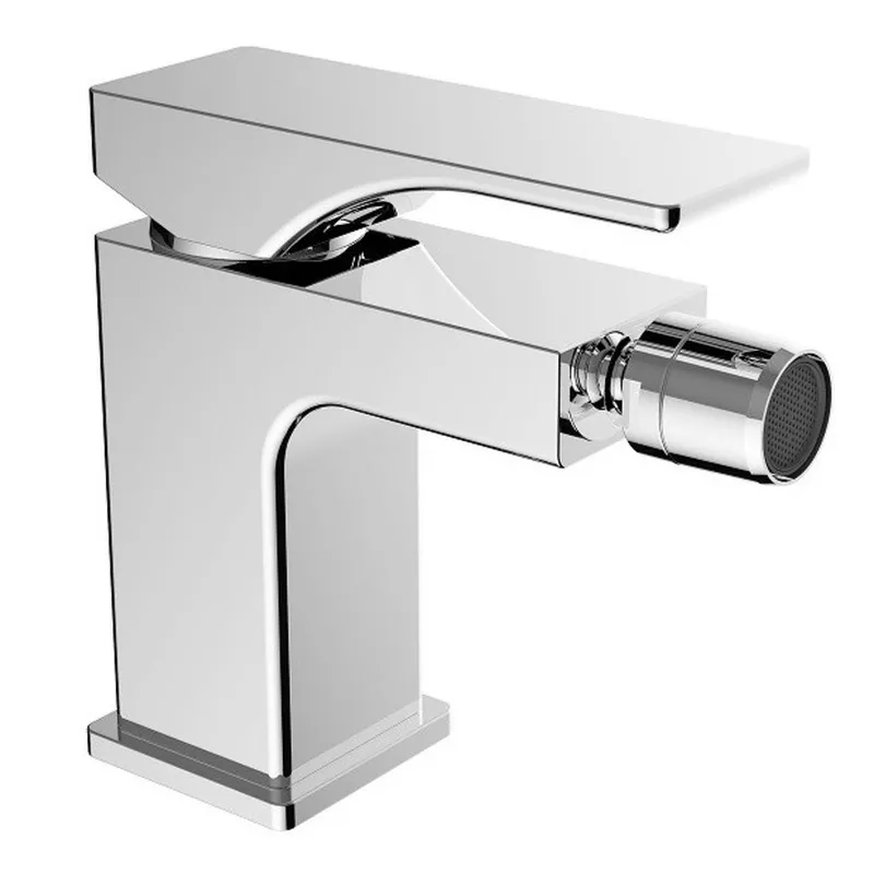 Змішувач для біде KOER KB-20010-01 (хром, латунь) з гнучким підводом і картриджем (KR3480)