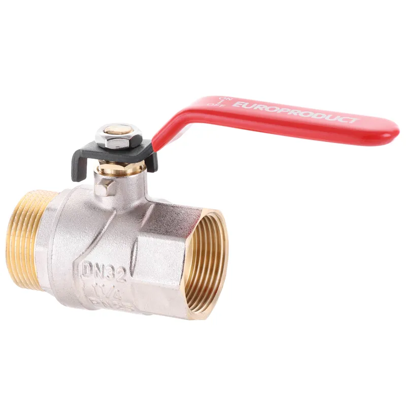 Кран кульовий 1 1/4" ГШР EUROPRODUCT EP.210 для води, латунь, різьбове зʼєднання (EP2948)