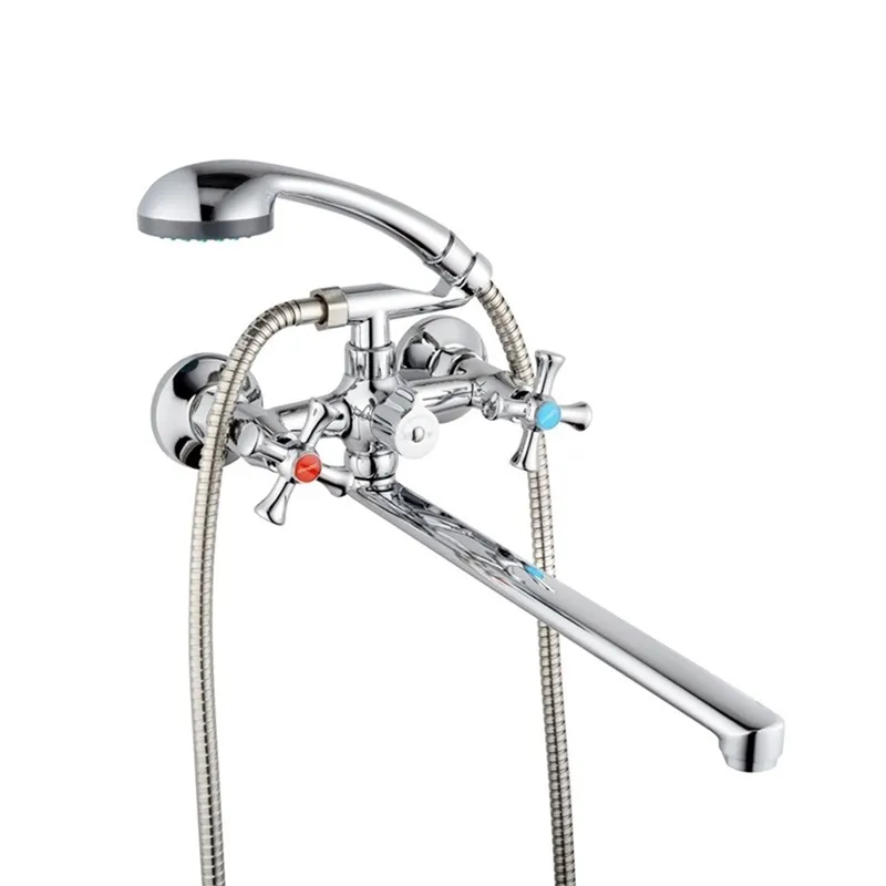 Змішувач для ванної Champion DMT-B 140-827, хром, двовентильний, довгий вилив. (MI6409)