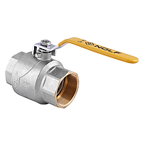 Кран кульовий 2" НІКЕЛЬОВАНИЙ NOLF NF.612 для газу, Різьбове з’єднання (NF2929)