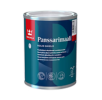 Алкідна фарба емаль для даху з металу полуглянець Tikkurila Panssarimaali база С 0.9 л