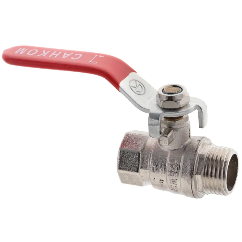 Кран кульовий САНКОМ 1/2" для води ГШР, сталевий, недорогий WP0094 (WP0094)