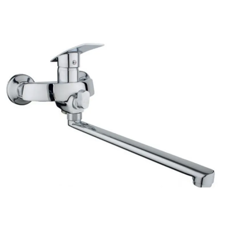 Змішувач для ванної Mixxus VEGAS 006 Euro, хром, довгий вилив, 150 см (MI6286)