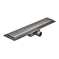 Душовий трап KOER FD35 з нержавіючої сталі SUS304, графіт, 500мм, з сухим затвором (AC0657)