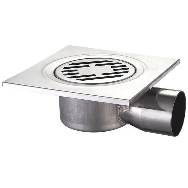 Душовий трап MIXXUS DRAIN-04 з нержавіючої сталі SUS304, кутовий відвід 15x15 см, 900 мм (MI3420)