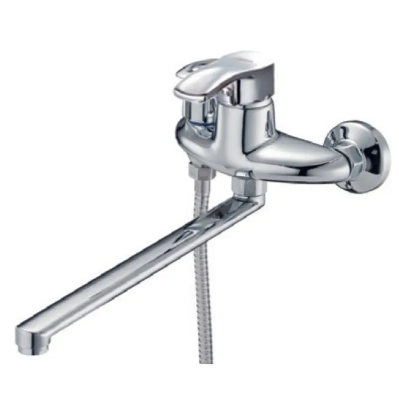 Змішувач для ванни MIXXUS NHK7-279 з довгим виливом, хром, одноважільний (MI6450)