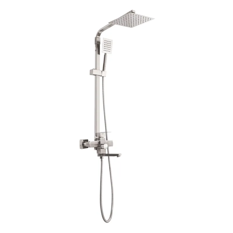 Душова колонка MIXXUS FIT-009-J (нержавіюча сталь, 3 режими, 35 мм картридж) (SS2825)