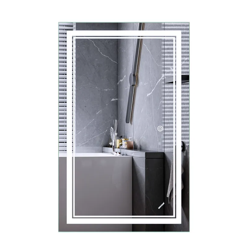 Дзеркало MIXXUS Premium QUADRO MR20 з LED-підсвічуванням та антизапотіванням 500x800 мм (MP6620)