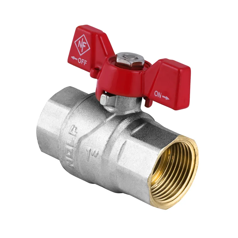 Кран кульовий 1" НОЛЬФ (NF.711) для води, латунь, різьбове з'єднання (NF2944)
