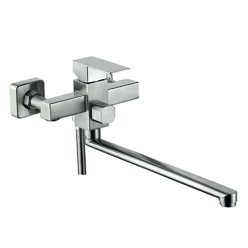 Змішувач для ванни CHAMPION KUB-006 з нержавіючої сталі SUS304 з довгим виливом (CH6528)