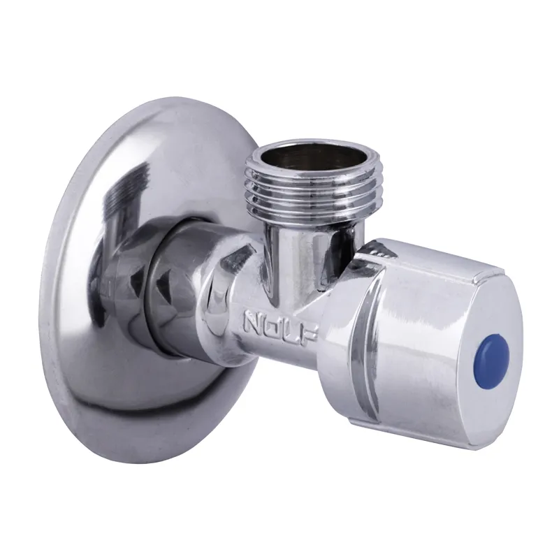 Кран для підключення сантехприладів NOLF NF.1101 1/2" нікельований, різьбовий (NF2972)