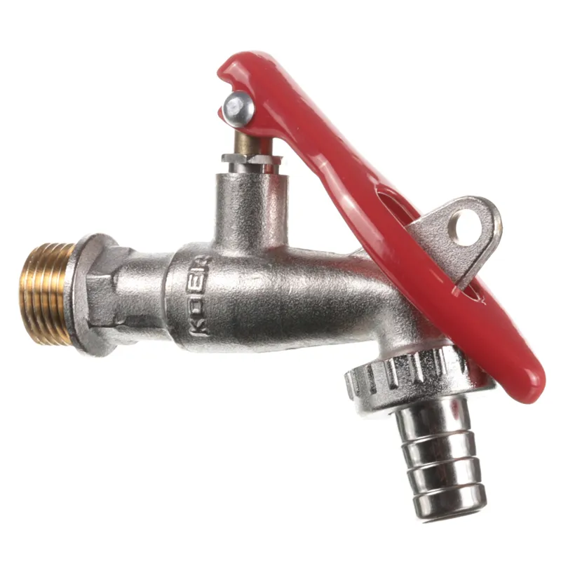 Кран поливу KOER KR.249 1/2" з вушком під замок, кульовий, Чехія (KR3072)