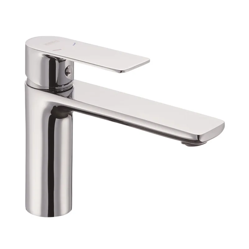 Змішувач для умивальника Haiba ALEX 001 з подовженим виливом, хромований, 160 мм (HB0880)