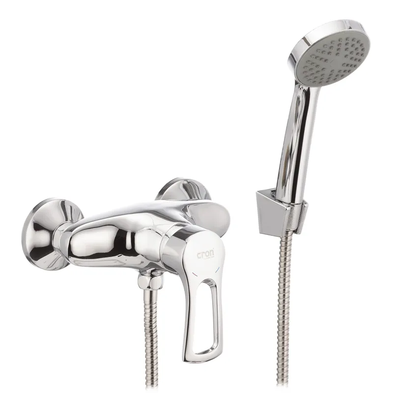 Змішувач для душу CRON HANSBERG 003 (CR0028) з хромованим покриттям, 150 см шланг (CR0028)