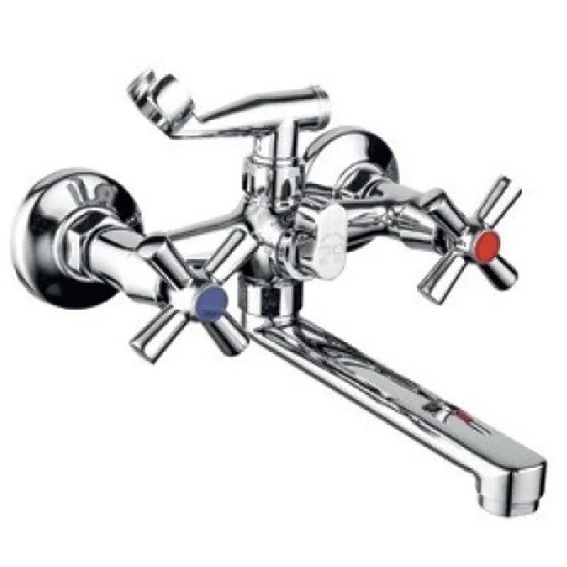 Змішувач для ванної Mixxus Toledo 142 (MI6320) з хромованим покриттям та коротким виливом (MI6320)