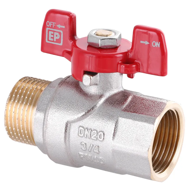 Кран кульовий 3/4" ГШБ EUROPRODUCT EP.110 для води, латунь, 12 міс гарантії (EP2935)