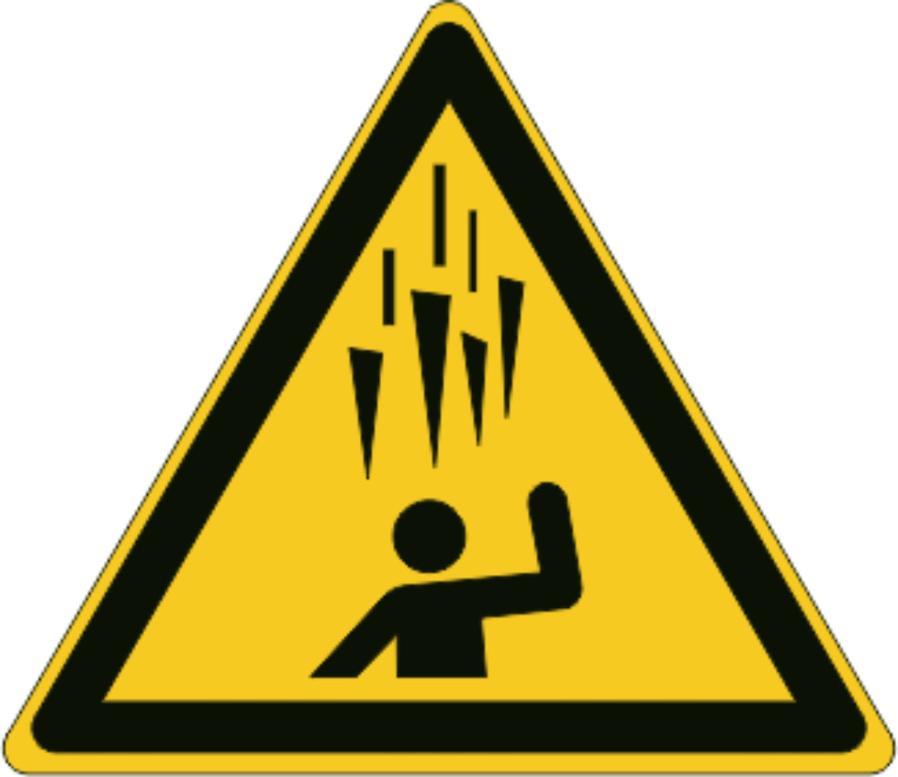 Знак табличка падіння крижаних брил, фото 1