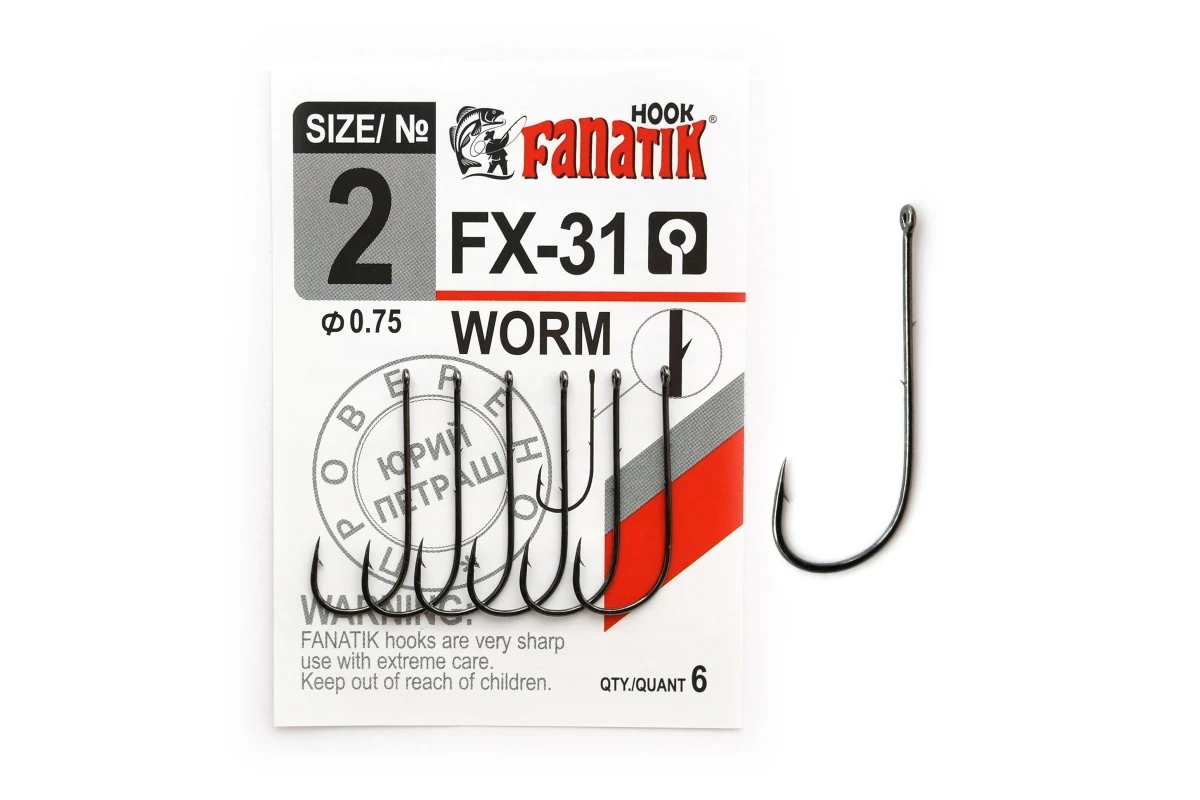 Гачок Fanatik FX-31 No 2, 6 шт., фото 1