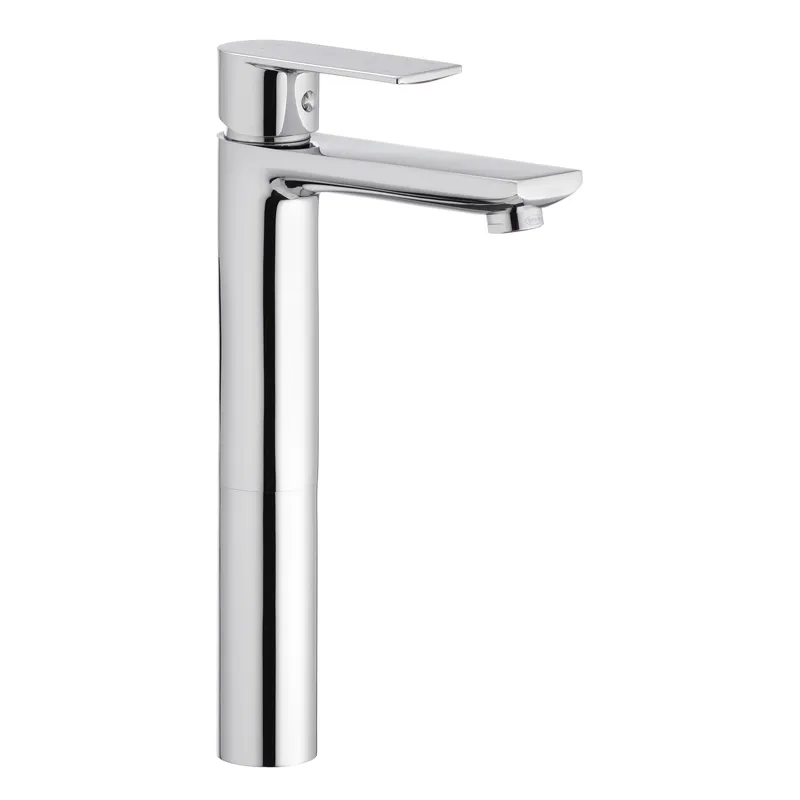 Змішувач для умивальника IBERGRIF SUPREME M11102, хром, гнучке підключення, 250 мм (IB0003)