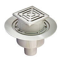 Душовий трап KOER FD14 з нержавіючої сталі SUS304 100x100 з сухим затвором (AC0662)