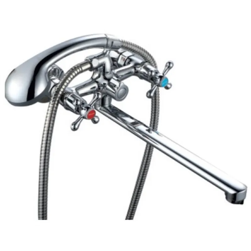 Змішувач для ванни Mixxus Mauro 140-A (Euro) з довгим виливом, хромований (MI6257)