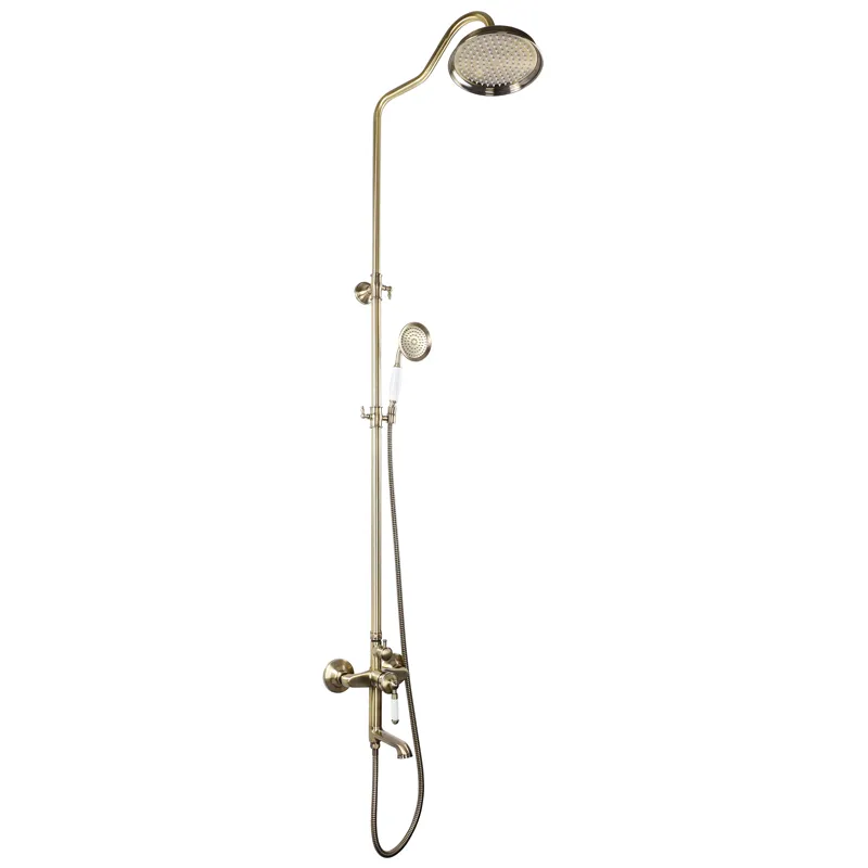 Душова колонка з змішувачем MIXXUS PREMIUM VINTAGE 009-J, бронзова, для ванни, 3 режими (MI2865)