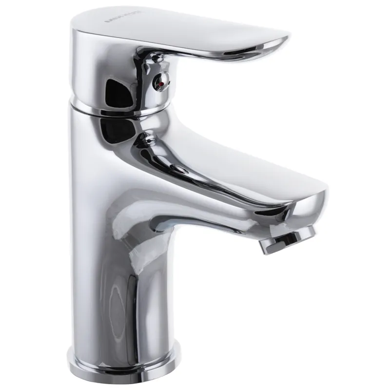 Змішувач для умивальника MIXXUS PREMIUM DONNA 001, хром, гнучка підводка, 160 мм (MI0582)